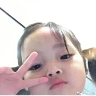 ✌️ emoji @Sticker_wow Cute Kidz 🥰 Telegram sticker 11 of 89