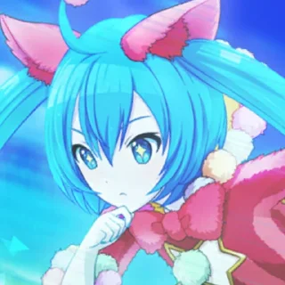 🤔 emoji wxs miku Telegram sticker 6 of 12