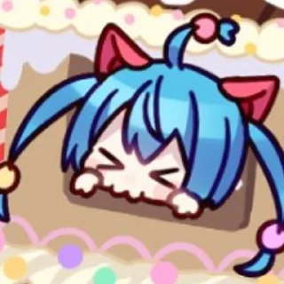 😆 emoji wxs miku Telegram sticker 7 of 12