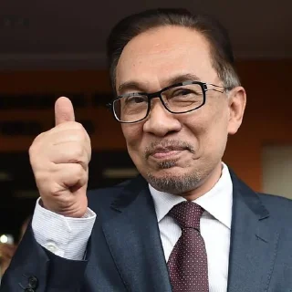 👍 emoji Malaysian politicians momen Telegram sticker 14 of 35