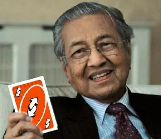 😂 emoji Malaysian politicians momen Telegram sticker 4 of 35