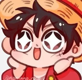 🃏 emoji Mugiwara ya pack Telegram sticker 17 of 32