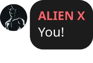 🎅 emoji ALIEN X's  pack 1 Telegram sticker 22 of 89