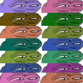 🏋 emoji @factask pepe eyes Telegram sticker 7 of 8