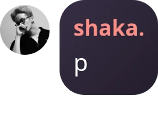 Sticker from shaka.
