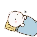 😴 emoji @Kunju_vavaz's TeleBot Vol.1 (Animated) Telegram sticker 14 of 28
