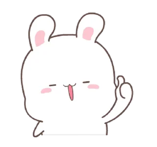 Sticker from Fluffy Bunny @Stickersey