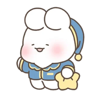 ⭐ emoji Creampuff Bunny Shuya! @deazzle Telegram sticker 23 of 24
