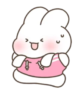 ⭐ emoji Creampuff Bunny Shuya! @deazzle Telegram sticker 19 of 24
