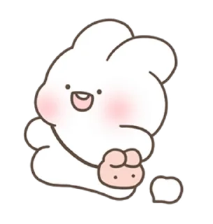 ⭐ emoji Creampuff Bunny Shuya! @deazzle Telegram sticker 16 of 24