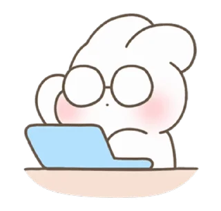 ⭐ emoji Creampuff Bunny Shuya! @deazzle Telegram sticker 13 of 24