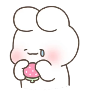 ⭐ emoji Creampuff Bunny Shuya! @deazzle Telegram sticker 22 of 24