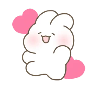 ⭐ emoji Creampuff Bunny Shuya! @deazzle Telegram sticker 2 of 24