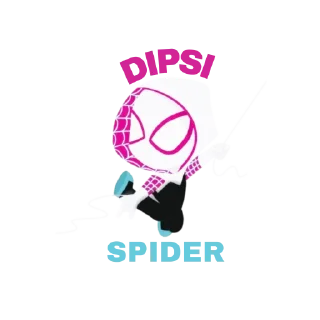 Sticker from spider dega