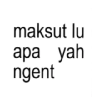 Sticker from siimuts dari pulau bujainah 🤣😊✊🏻