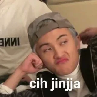 Sticker from kimchi jjigae