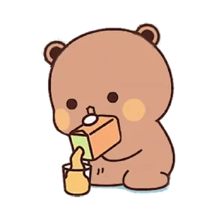 Sticker from Bubu and Dudu @BubuDuduBears