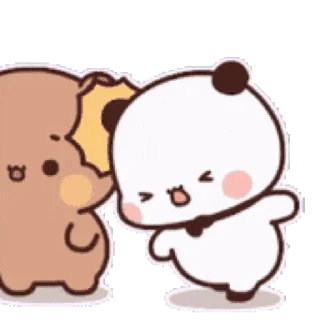 Sticker from Bubu and Dudu @BubuDuduBears