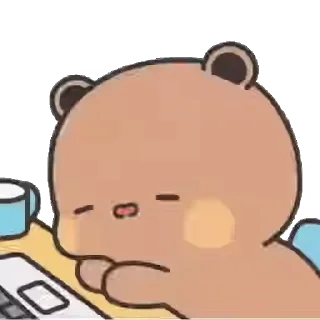 Sticker from Bubu and Dudu @BubuDuduBears