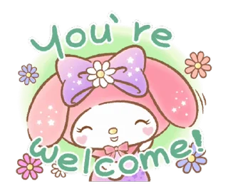 ⭐ emoji マイメロディ 甘かわデザイン♪ [@fdoll] Telegram sticker 12 of 24