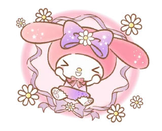 ⭐ emoji マイメロディ 甘かわデザイン♪ [@fdoll] Telegram sticker 15 of 24