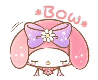 ⭐ emoji マイメロディ 甘かわデザイン♪ [@fdoll] Telegram sticker 17 of 24