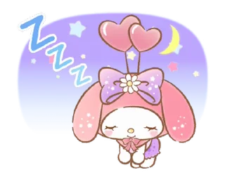 ⭐ emoji マイメロディ 甘かわデザイン♪ [@fdoll] Telegram sticker 24 of 24