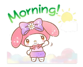 ⭐ emoji マイメロディ 甘かわデザイン♪ [@fdoll] Telegram sticker 9 of 24