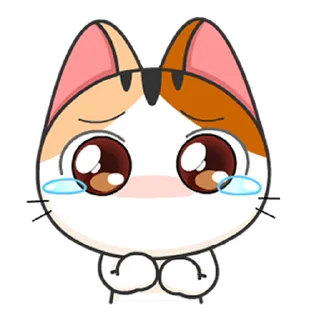 😢 emoji 𝘾 𝙃 𝜩 𝙍 𝙍 𝙔𝆺꯭𝅥༎𓆪 @lli_cherry_ill Telegram sticker 9 of 45