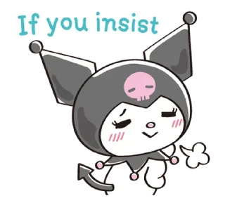 ⭐ emoji Too Cute Kuromi [@fdoll] Telegram sticker 19 of 40