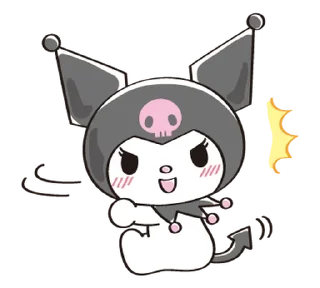 ⭐ emoji Too Cute Kuromi [@fdoll] Telegram sticker 17 of 40