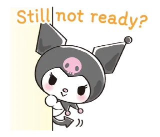 ⭐ emoji Too Cute Kuromi [@fdoll] Telegram sticker 15 of 40