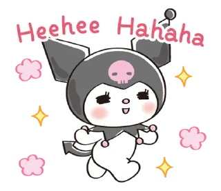 ⭐ emoji Too Cute Kuromi [@fdoll] Telegram sticker 5 of 40