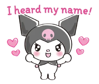 ⭐ emoji Too Cute Kuromi [@fdoll] Telegram sticker 18 of 40