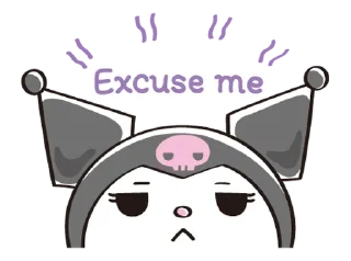 ⭐ emoji Too Cute Kuromi [@fdoll] Telegram sticker 16 of 40