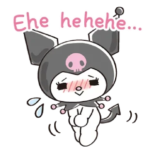 ⭐ emoji Too Cute Kuromi [@fdoll] Telegram sticker 13 of 40