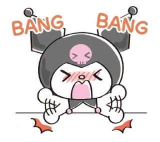 ⭐ emoji Too Cute Kuromi [@fdoll] Telegram sticker 22 of 40