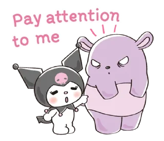 ⭐ emoji Too Cute Kuromi [@fdoll] Telegram sticker 14 of 40