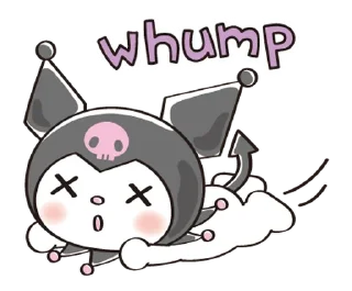⭐ emoji Too Cute Kuromi [@fdoll] Telegram sticker 24 of 40
