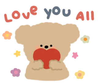 🧸 emoji ✧ @STRAWBERRYHOLIC : Lovely BonBon Bear Telegram sticker 11 of 32