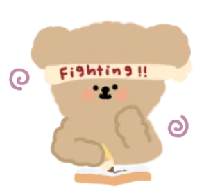 🧸 emoji ✧ @STRAWBERRYHOLIC : Lovely BonBon Bear Telegram sticker 6 of 32