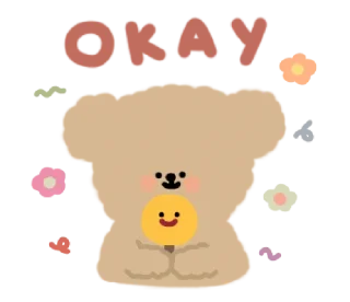 🧸 emoji ✧ @STRAWBERRYHOLIC : Lovely BonBon Bear Telegram sticker 23 of 32