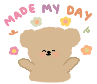 🧸 emoji ✧ @STRAWBERRYHOLIC : Lovely BonBon Bear Telegram sticker 5 of 32