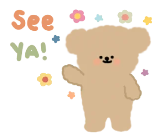 🧸 emoji ✧ @STRAWBERRYHOLIC : Lovely BonBon Bear Telegram sticker 22 of 32