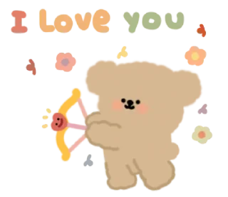 🧸 emoji ✧ @STRAWBERRYHOLIC : Lovely BonBon Bear Telegram sticker 15 of 32