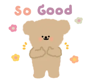 🧸 emoji ✧ @STRAWBERRYHOLIC : Lovely BonBon Bear Telegram sticker 17 of 32