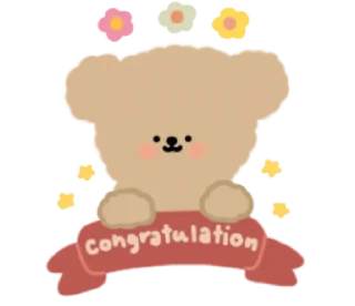 🧸 emoji ✧ @STRAWBERRYHOLIC : Lovely BonBon Bear Telegram sticker 18 of 32