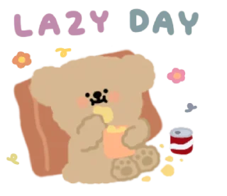 🧸 emoji ✧ @STRAWBERRYHOLIC : Lovely BonBon Bear Telegram sticker 3 of 32