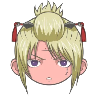 🥵 emoji GinFaces By @LindakStickers Telegram sticker 17 of 43