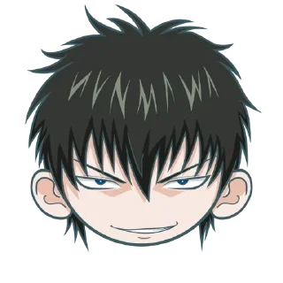 😏 emoji GinFaces By @LindakStickers Telegram sticker 23 of 43